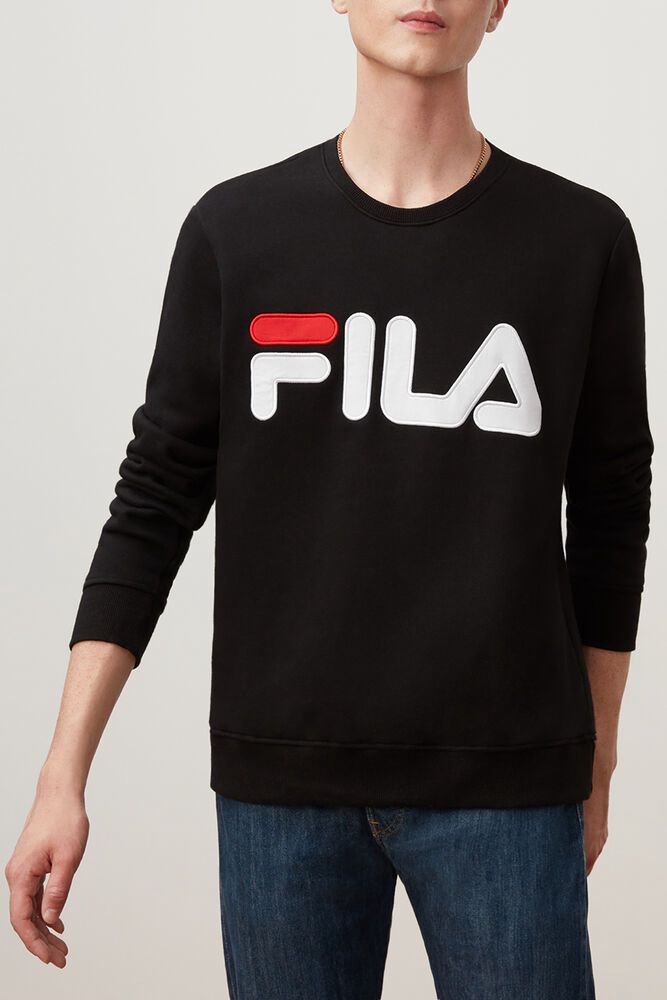 Fila Sweatshirt Mens Navy Regola - Ireland 48390-VSGO